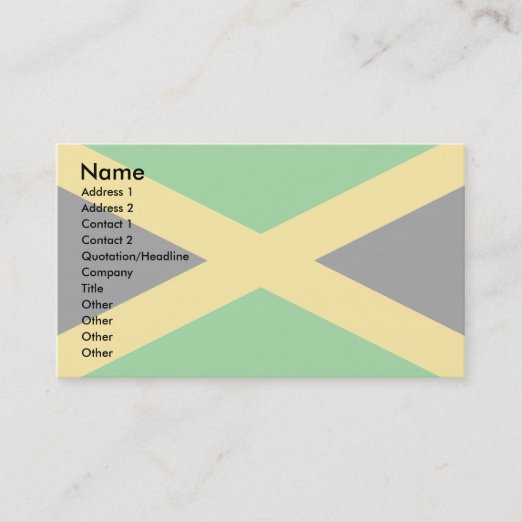 Jamaica Business Cards Business Card Printing Zazzle