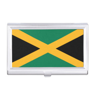 Jamaica Flag Business Card Case
