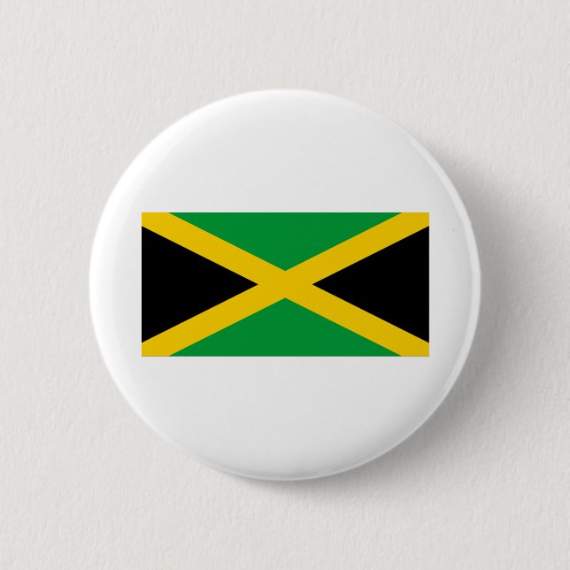 Jamaica Flag Button (Front)