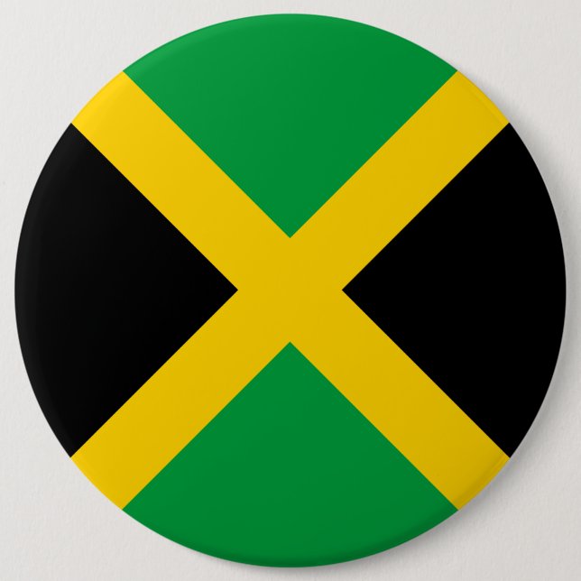 Jamaica Flag Button (Front)