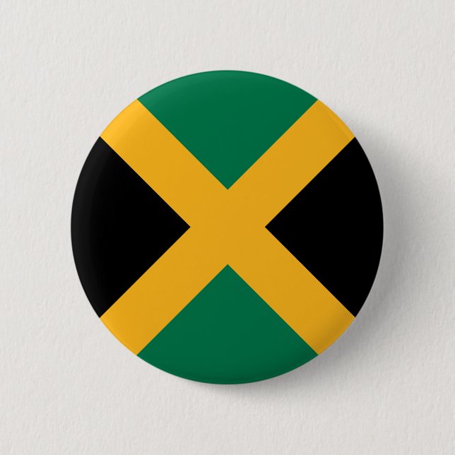 Jamaica Flag Button (Front)
