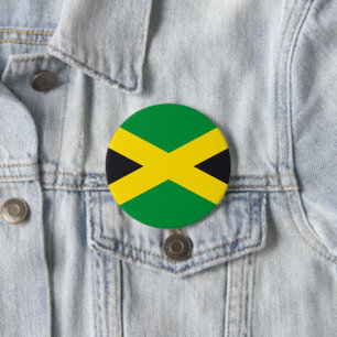 Jamaica flag button