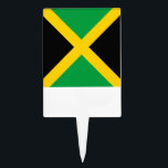 Jamaica Flag Cake Topper<br><div class="desc">Search "wowsmiley" for more products like this one.</div>