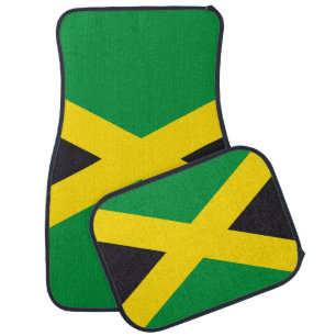 Jamaica flag car floor mat