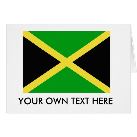 Jamaica Flag Cards (Front Horizontal)