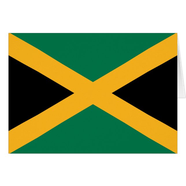 Jamaica Flag Cards (Front Horizontal)