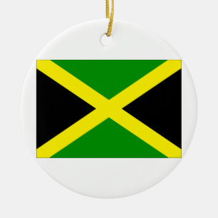 Jamaica Flag Ceramic Ornament