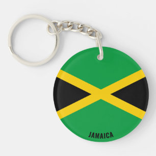 Jamaica Flag Charming Patriotic Keychain
