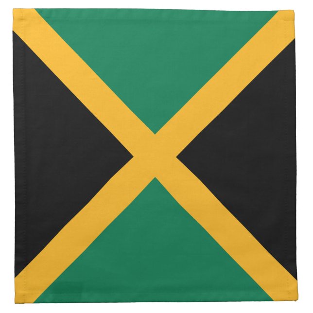 Jamaica Flag Cloth Napkin (Front)