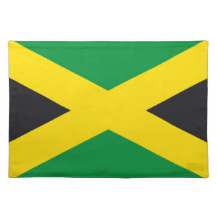 Jamaica flag cloth placemat
