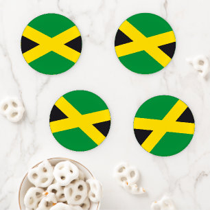 Jamaica flag coaster set