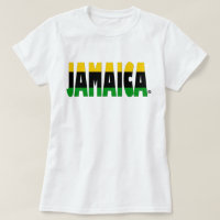 Jamaica Flag Colors Jamaican Stripe t-shirt,