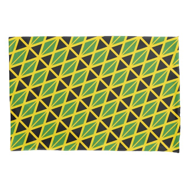 JAMAICA FLAG Customized Reversible Pillow Case (Front)