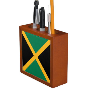 Jamaica Flag Desk Organizer