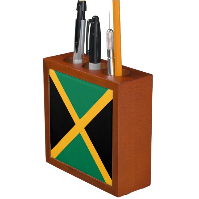 Jamaica Flag Desk Organizer (In Situ)