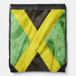 Jamaica Flag Drawstring Bag at Zazzle