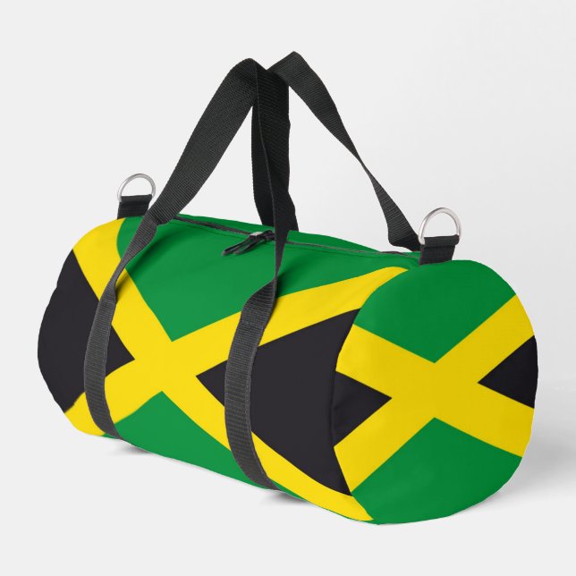 Jamaica flag duffle bag (Left Corner)
