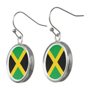 Jamaica Flag Earrings