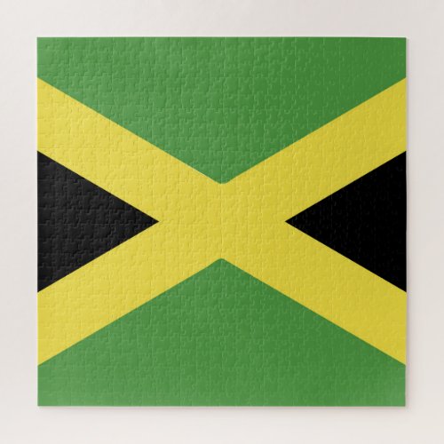 Jamaica Flag Emblem Jigsaw Puzzle