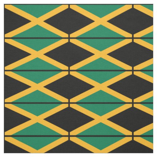 Jamaica Flag Fabric