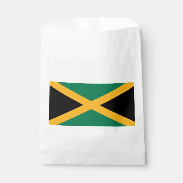 Jamaica Flag Favor Bag (Front)
