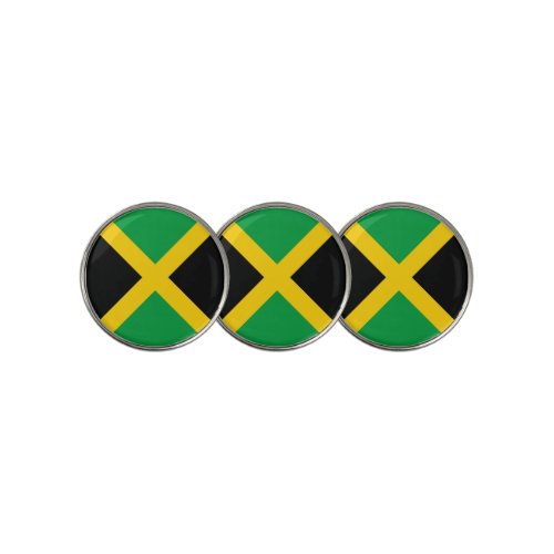 Jamaica Flag Golf Ball Marker