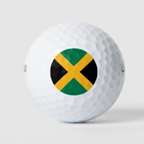 Jamaica Flag Golf Balls