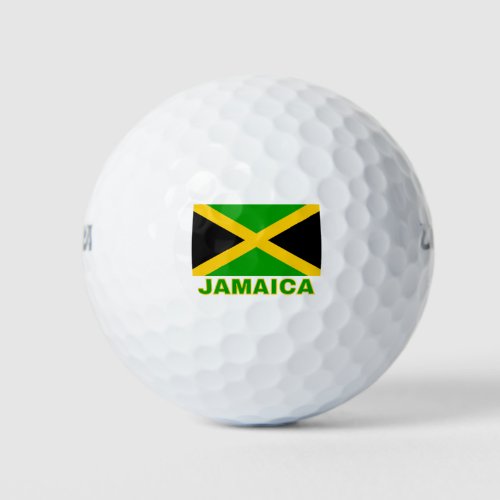 Jamaica Flag Golf Balls