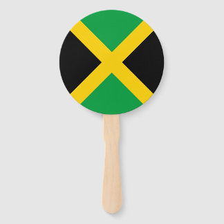 Jamaica Flag Hand Fan