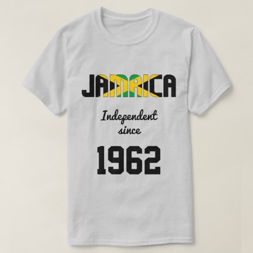 Jamaica Flag Independence Celebration T_Shirt