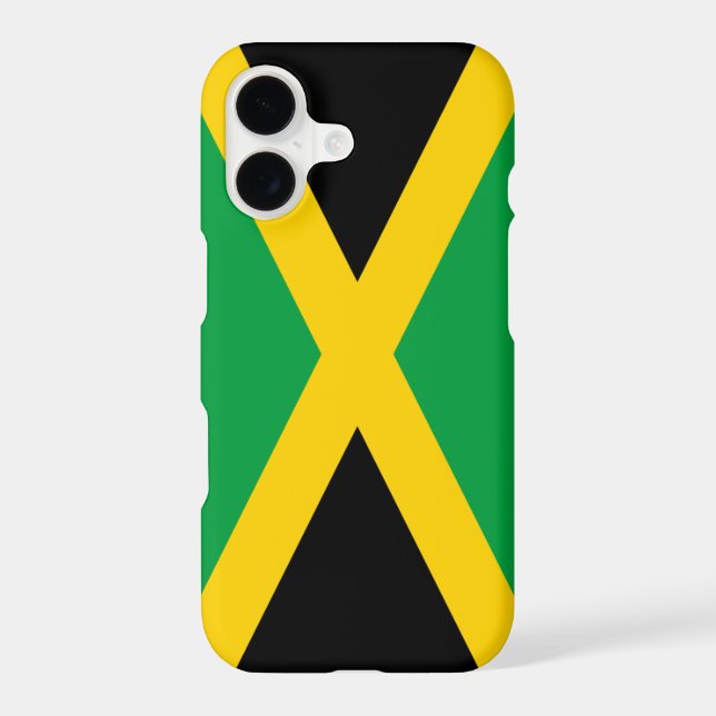 Jamaica Flag Iphone Case (Back)