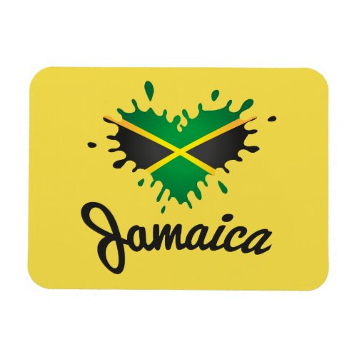 Jamaica Flag Island _ Proud Jamaicans _ Magnet
