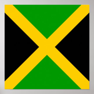 Jamaica Flag Jamaican Country Home Ethnicity Poster