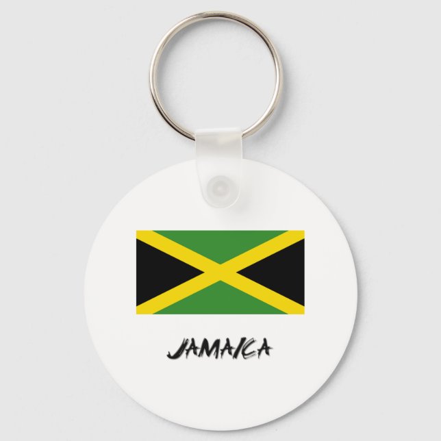 Jamaica Flag Keychain (Front)