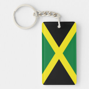 Jamaica Flag Keychain