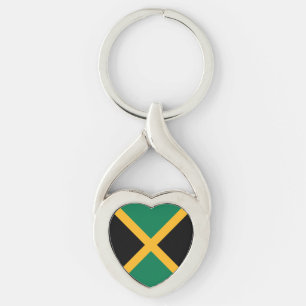 Jamaica Flag Keychain
