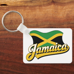 Jamaica Flag Keychain