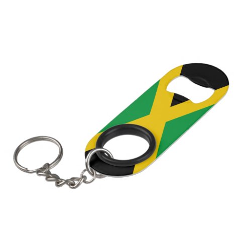 Jamaica Flag Keychain Bottle Opener