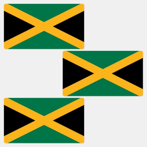 Jamaica Flag Labels