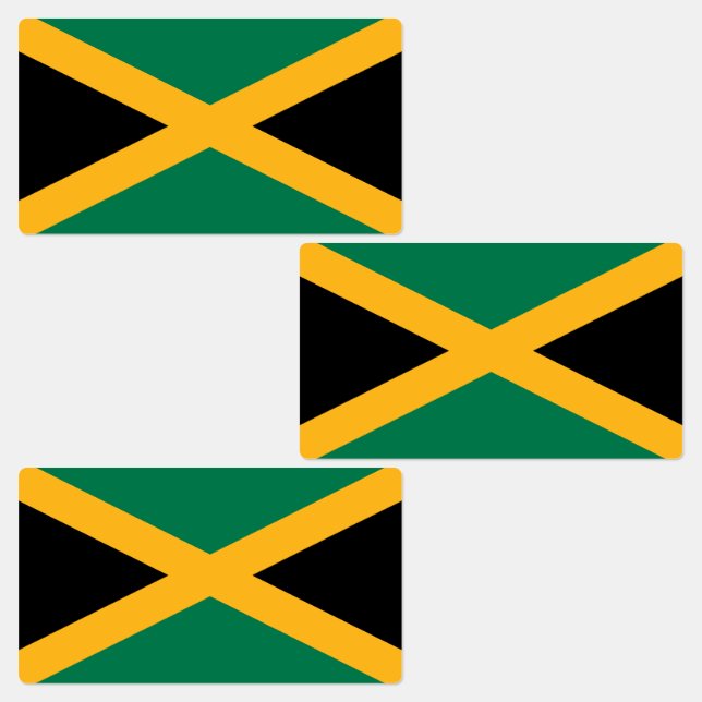 Jamaica Flag Labels (Group)