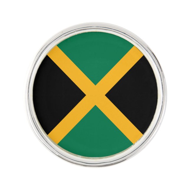 Jamaica Flag Lapel Pin (Front)