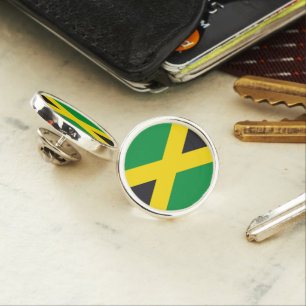 Jamaica flag lapel pin