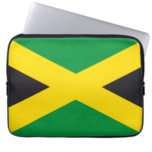 Jamaica flag laptop sleeve