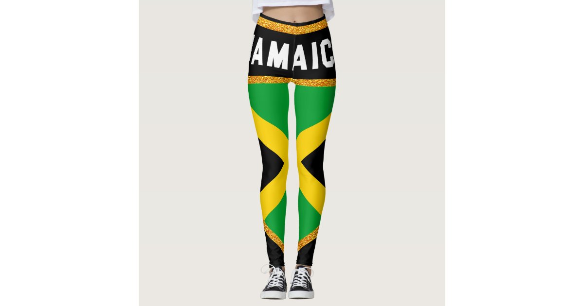 Jamaica Flag Leggings Zazzle
