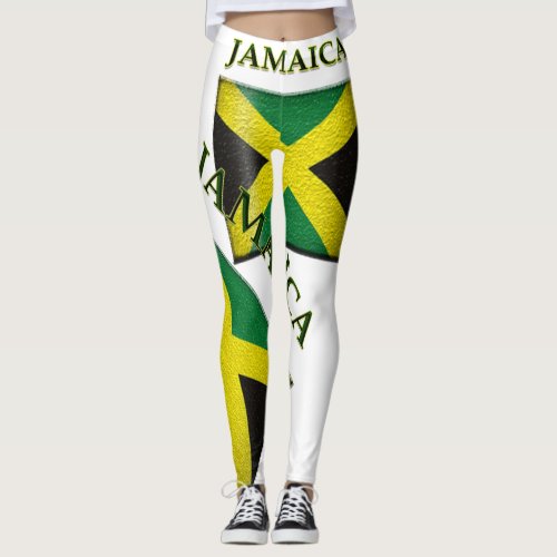 Jamaica flag leggings 1