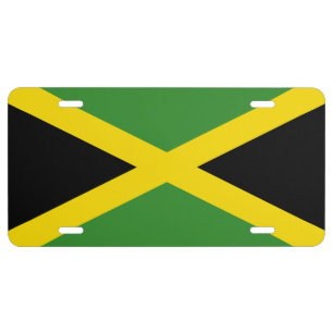 Jamaica Flag License Plate