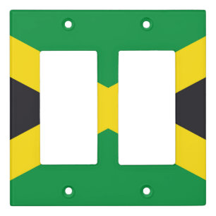 Jamaica flag light switch cover