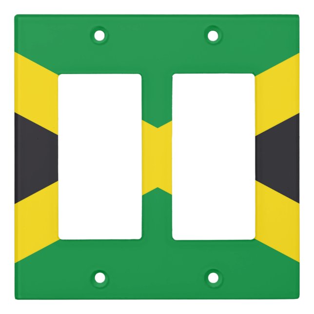 Jamaica flag light switch cover (Front)