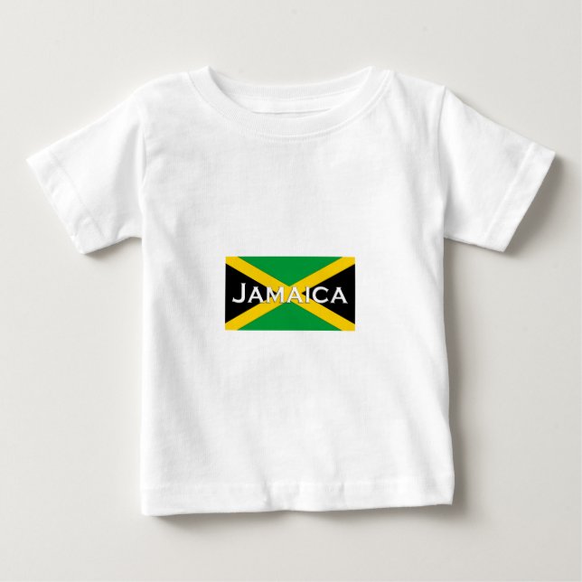 Jamaica Flag Logo Baby T-Shirt (Front)