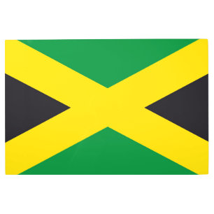 Jamaica flag metal print